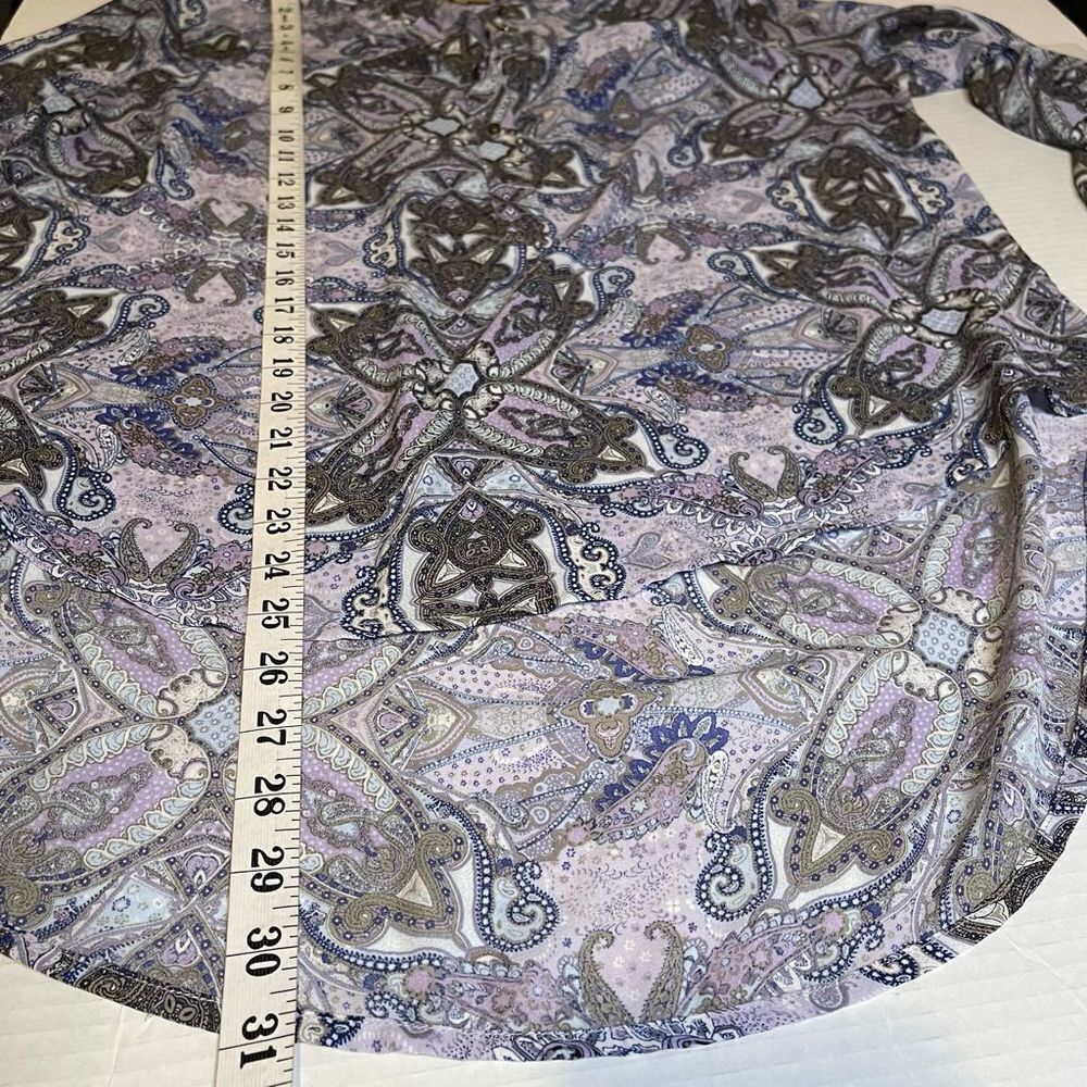 Democracy Long Sleeve Patterned Blouse - image 6